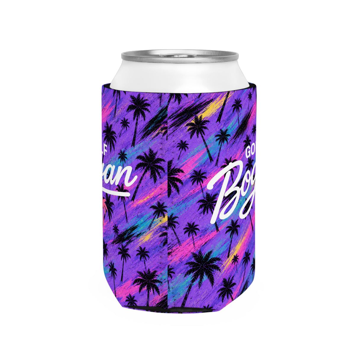 Purple Rain Palms Stubby Cooler
