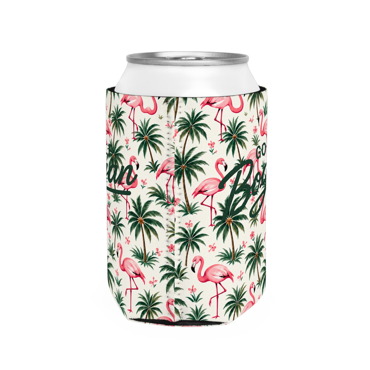 Flamingo Palm Stubby Cooler — product image 4