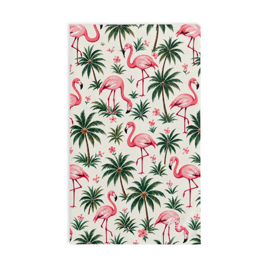 Flamingo Palm Towel | Golf Bogan