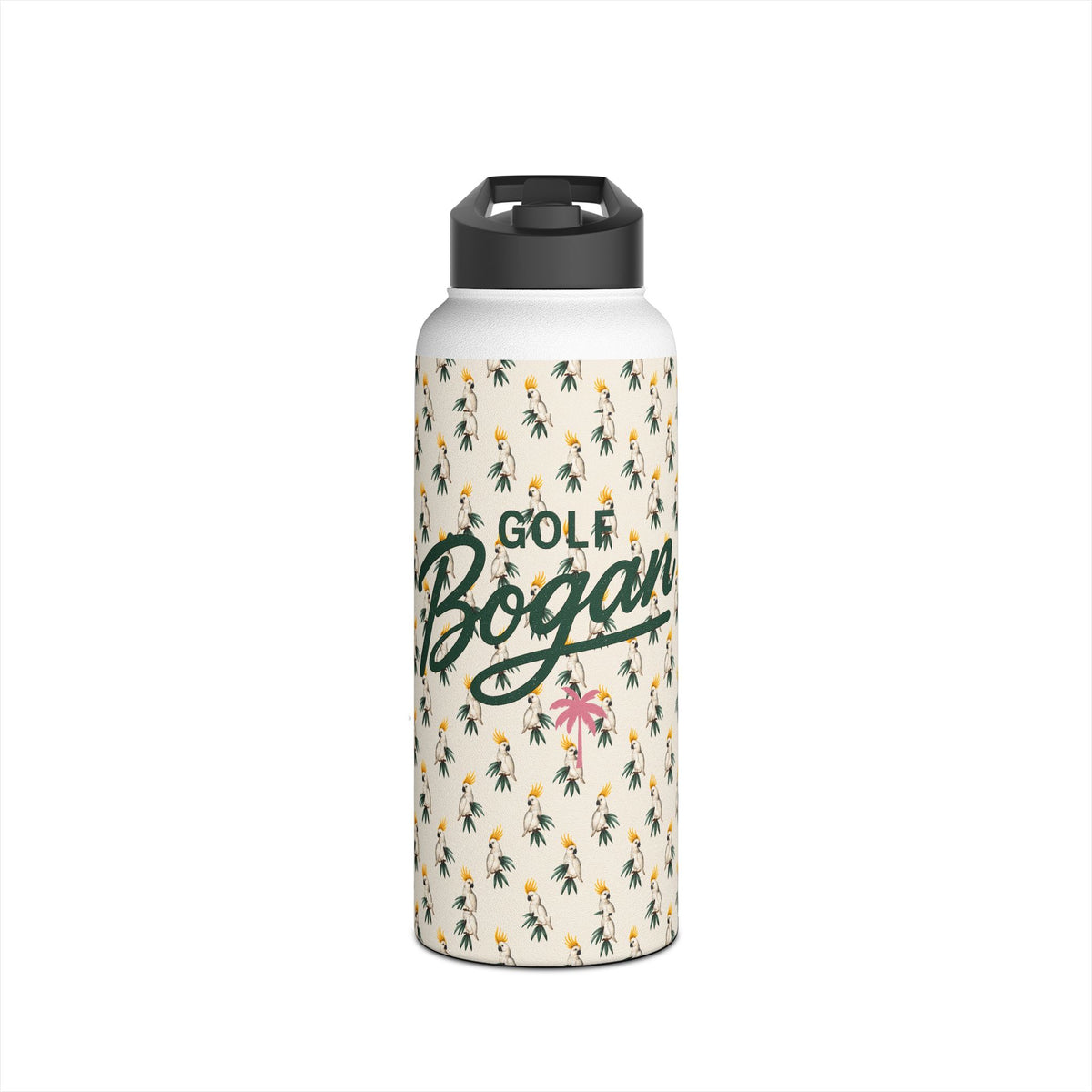 Cock-a-too Stainless Steel Water Bottle | Golf Bogan — product image 3