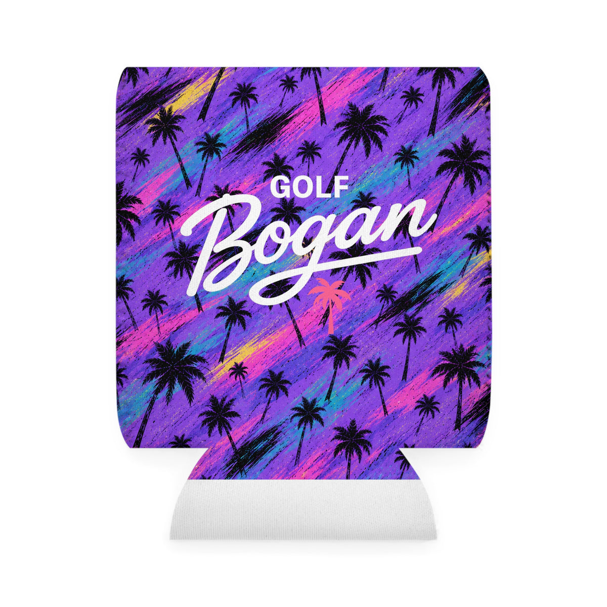 Purple Rain Palms Stubby Cooler
