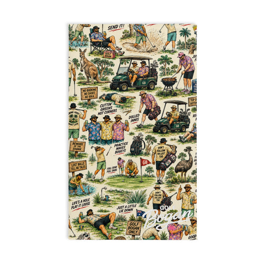 Just Mates Bogan Towel | Golf Bogan