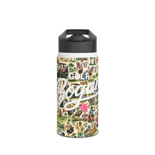 Just Mates Bogan Stainless Steel Water Bottle | Golf Bogan