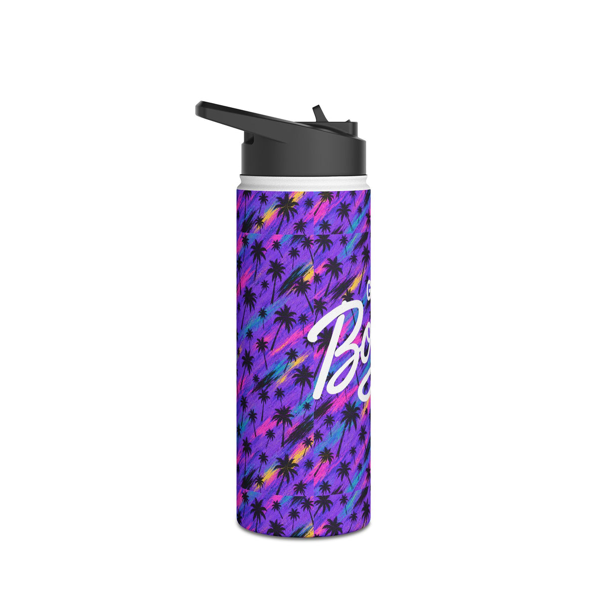 Purple Rain Palms Stainless Steel Water Bottle | Golf Bogan — product image 8