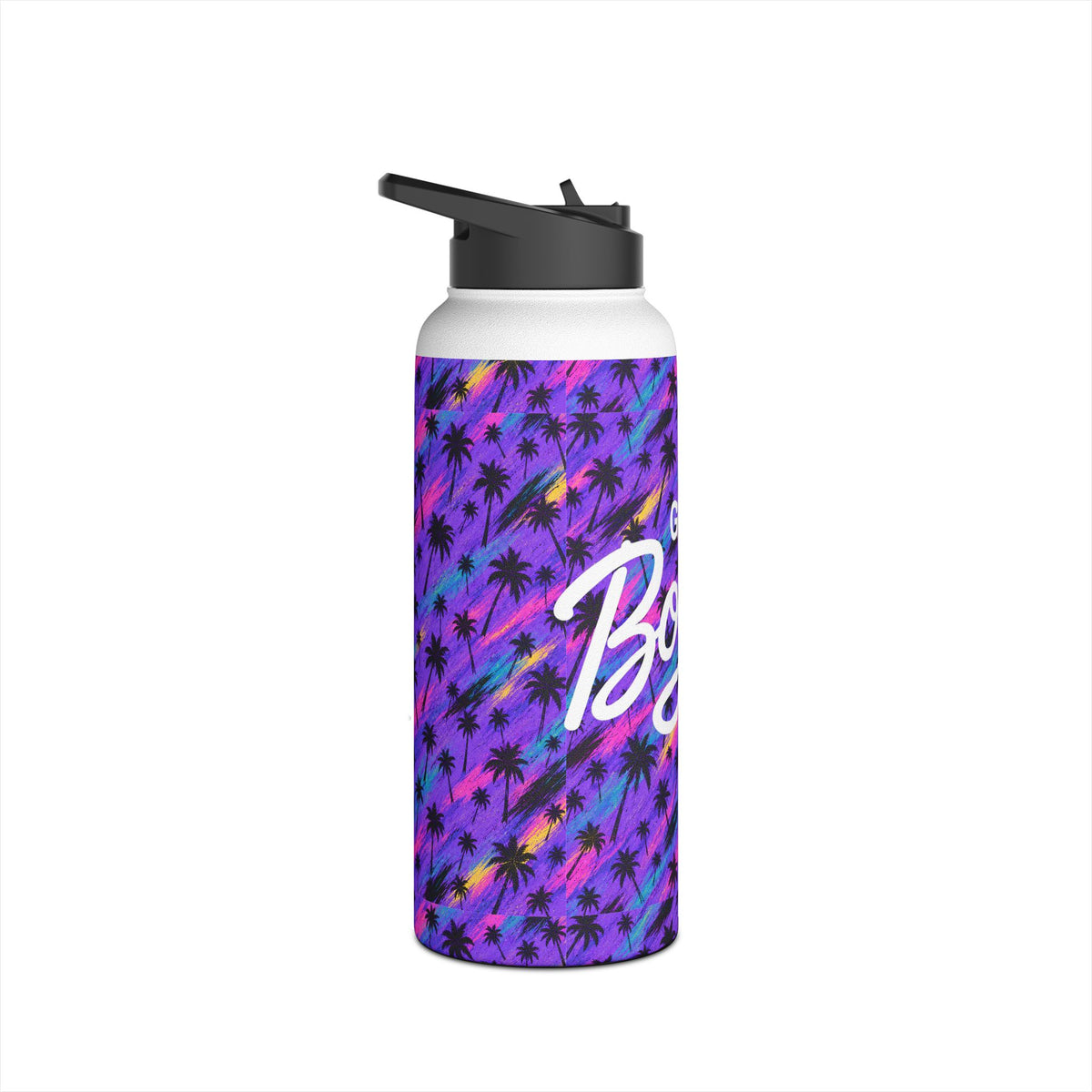 Purple Rain Palms Stainless Steel Water Bottle | Golf Bogan — product image 11