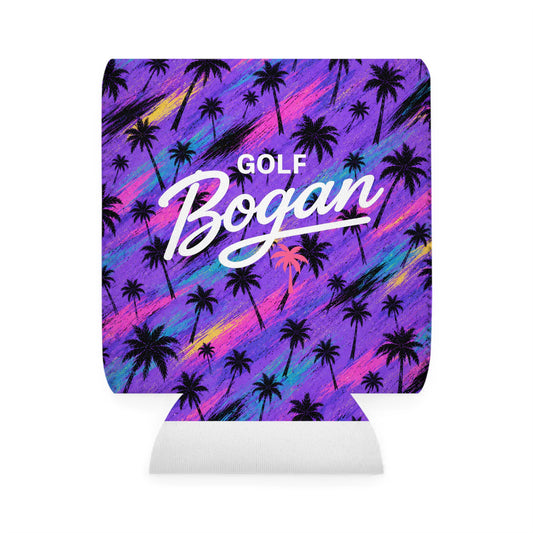 Purple Rain Palms Stubby Cooler
