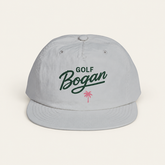 Golf Bogan Surf Cap — Retro Palm Beach Snapback Hat — product image 1